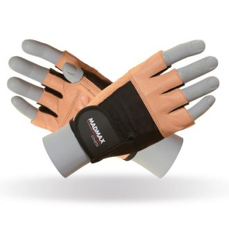 MADMAX Fitness Natural Brown Kesztyű S