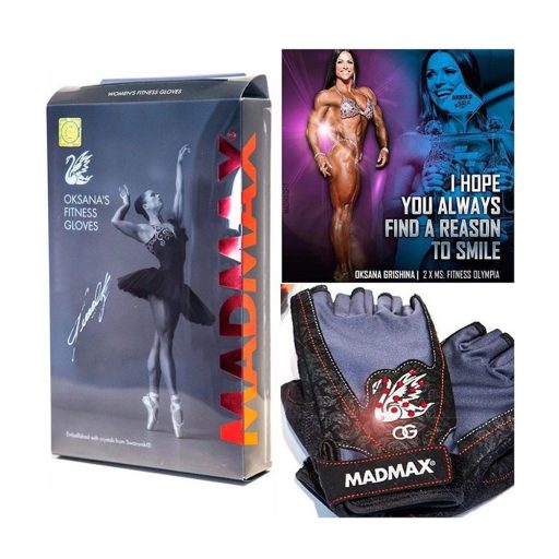 MADMAX Oksana^s Swarovski Elements Fitness női kesztyű - M