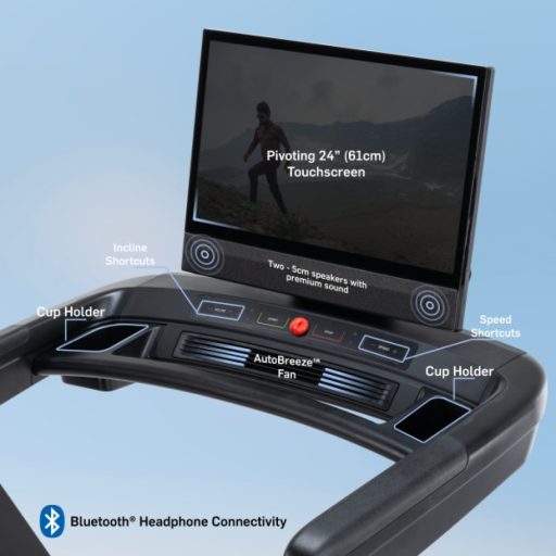 NordicTrack Commercial 2450 futópad – nagy teljesítményű prémium modell