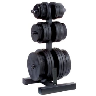   Body-Solid Tárcsatartó 2 rúdtartóval 50 mm, 500 kg teherbírás (WT46)